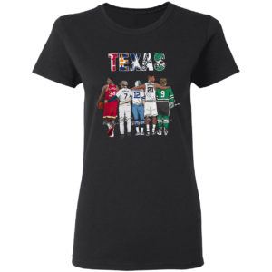 Texas Olajuwon 34 Biggio 7 Staubach 12 Duncan 21 9 signatures shirt
