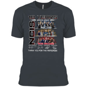 18 Years 2003 2021 Ncis Los Angeles New Orleans signatures shirt