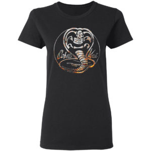 Faux chrome logo cobra kai shirt