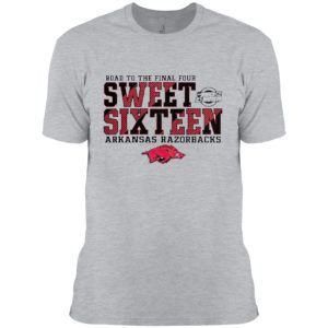 2021 road to the final four sweet sixteen Arkansas Razorbacks shirt