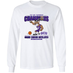 2021 Wac Tournament Champions GCU Grand Canyon Antelopes Men’s Basketball Shirt