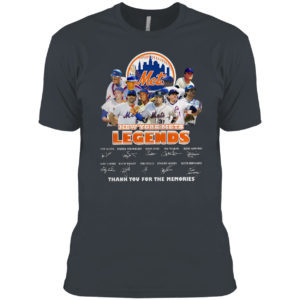 New York Mets Legends thank You for the memories signatures shirt