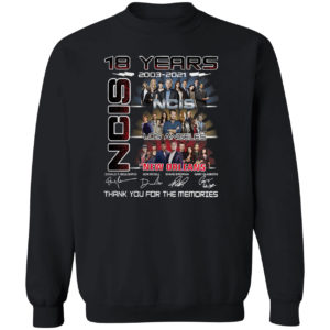 18 Years 2003 2021 Ncis Los Angeles New Orleans signatures shirt