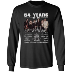 54 years1967 2021 Fleetwood Mac Mick Fleetwood signatures shirt