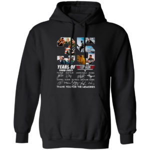 35 years 1986 2021 top gun thank you for the memories shirt