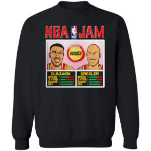 Nba jam rockets olajuwon and drexler shirt