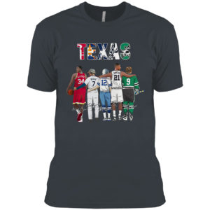 Texas Olajuwon 34 Biggio 7 Staubach 12 Duncan 21 9 signatures shirt