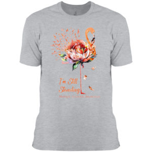 Flamingo I’m still standing multiple sclerosis awareness girl shirt