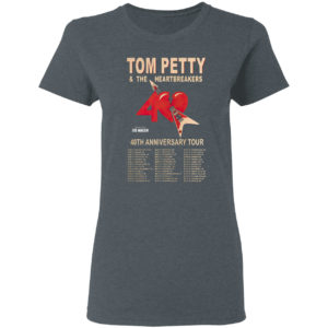 Tom petty and The Heartbreakers 40th anniversary tour shirt