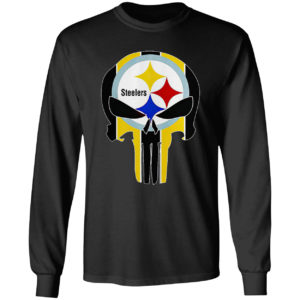 Skull NFL Pittsburgh Steelers logo shirt