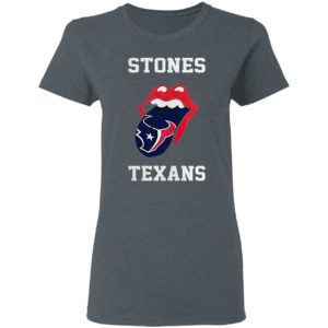 Rolling Stones Houston Texans logo shirt