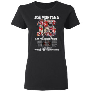 2021 Joe Montana 16 san francisco 49ers 1979 1992 signature shirt