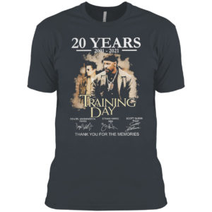 20 years Trading Day thank you for the memories signatures shirt