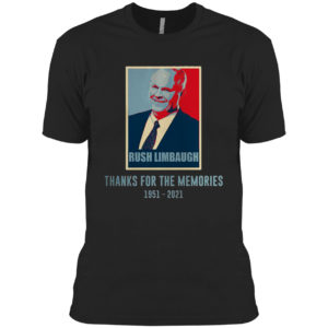 Rush Limbaugh thank for the memories 1951-2021 vintage art shirt