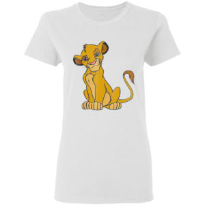 The Lion King Young Simba Sitting Up Shirt
