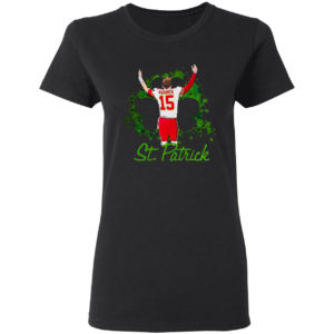 15 Patrick Mahomes St. Patrick’s day Kansas City Chiefs Shirt