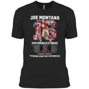 2021 Joe Montana 16 san francisco 49ers 1979 1992 signature shirt