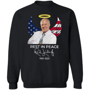 Rush Limbaugh Angel American flag rest in peace 1951-2021 signatures shirt