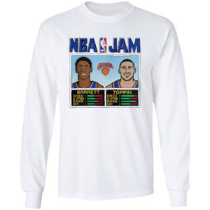 NBA Jam Knicks Barrett and Toppin shirt