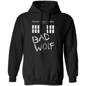 Police Public Call Box Bad Wolf Shirt