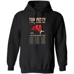 Tom petty and The Heartbreakers 40th anniversary tour shirt