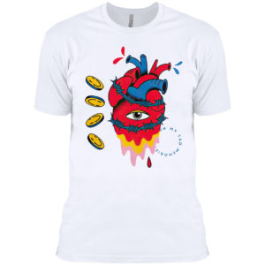 Barbed Wire Heart Trippy Surreal Shirt