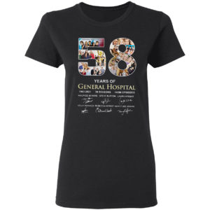 58 years of General Hospital 1963 2021 signature shirt