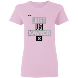 Xavier Musketeers Nike just us Xavier shirt
