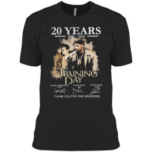 20 years Trading Day thank you for the memories signatures shirt