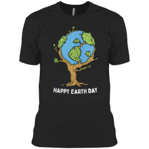 Earth Tree Happy Earth Day Shirt