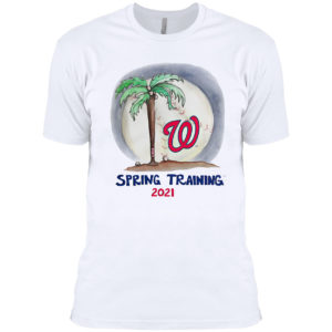 Washington Nationals baseball MLB 2021 Spring Training shirt
