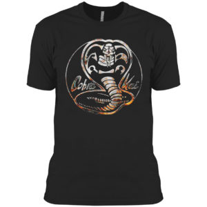 Faux chrome logo cobra kai shirt