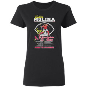 Yadier Molina St.Louis Cardinals always a Cardinal shirt