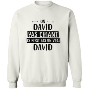 Un David pas chiant ce N’est pas un Vrai David shirt