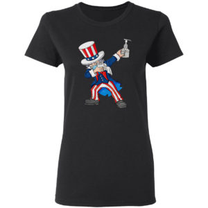 Uncle Sam Face Mask Dabbing Toilet Paper Shirt
