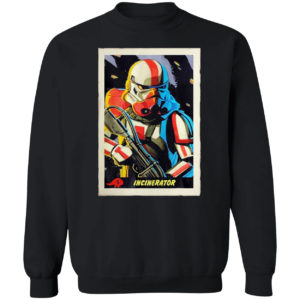 Star wars the mandalorian incinerator stormtrooper card shirt