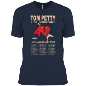Tom petty and The Heartbreakers 40th anniversary tour shirt