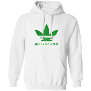 Weed Adidas logo world’s dopest mom shirt
