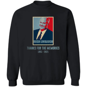 Rush Limbaugh thank for the memories 1951-2021 vintage art shirt