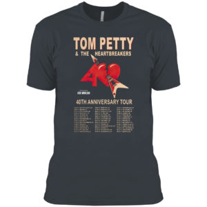 Tom petty and The Heartbreakers 40th anniversary tour shirt