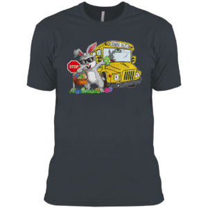 Rabbit School bus stop shirt