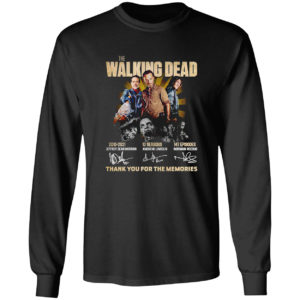 The Walking Dead 2010 2021 thank you for the memories shirt