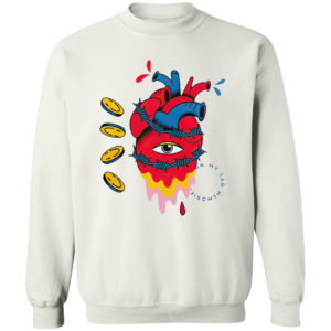 Barbed Wire Heart Trippy Surreal Shirt