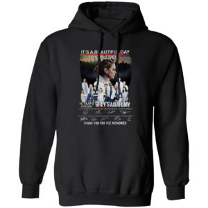 Grey’s Anatomy It’s a beautiful day to save lives 16 years 2006 2021 signatures shirt