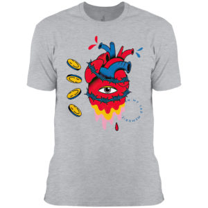 Barbed Wire Heart Trippy Surreal Shirt