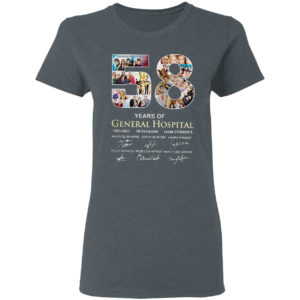 58 years of General Hospital 1963 2021 signature shirt