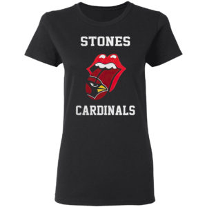 Rolling Stones Arizona Cardinals logo shirt