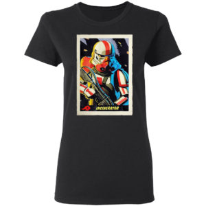 Star wars the mandalorian incinerator stormtrooper card shirt