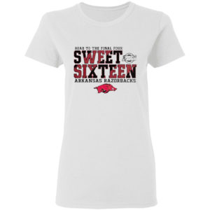 2021 road to the final four sweet sixteen Arkansas Razorbacks shirt