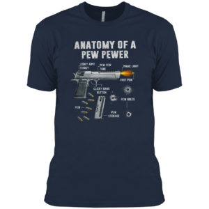 Anatomy of a pew pewer looky aimy thingy shirt